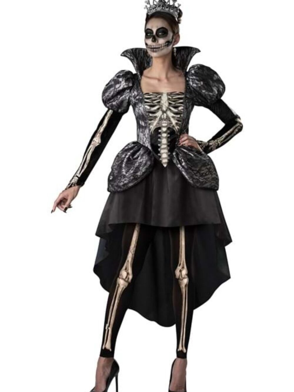 NEW Skeleton Queen Costume for Women
